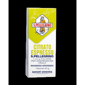citrato espresso s.pellegr 40g bugiardino cod: 005540012 