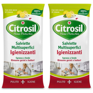 Cerca Prezzi di citrosil salviette igienizzanti limone 2x40 pz e acquista online