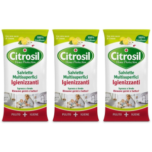 Cerca Prezzi di citrosil salviette igienizzanti limone 3x40 pz e acquista online