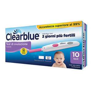 clearblue test di ovulazione digitale 10 test bugiardino cod: 926571694 