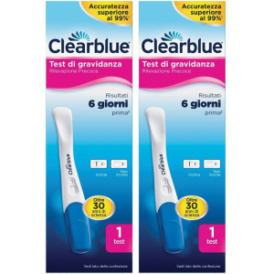 Cerca Prezzi di clearblue® test di gravidanza rivelazione precoce set da 2 2x1 pz e acquista online