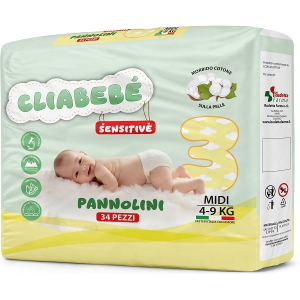 Cliabebè pannolini taglia 3, 34 pezzi