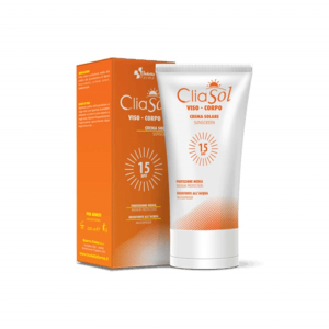 cliasol crema solare 15 200ml bugiardino cod: 978244782 