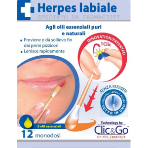 clic&go herpes labiale 20g bugiardino cod: 971703145 