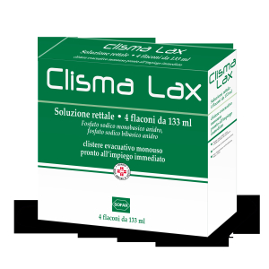 Clismalax 4 clismi con fosfato sodico 133 ml soluzione rettale