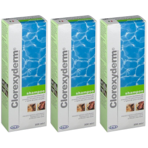 Cerca Prezzi di clorexyderm® shampoo 3x250 ml e acquista online