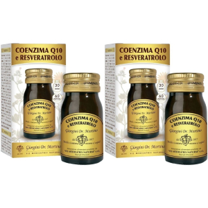 Cerca Prezzi di coenzima q10 e resveratrolo set da 2 2x60 pz pastiglie e acquista online