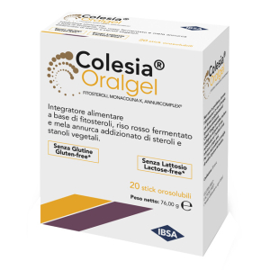 colesia oralgel 20sticks bugiardino cod: 941970941 