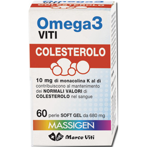 omega3 colesterolo 60 perle bugiardino cod: 934323938 