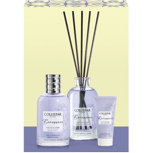 Collistar cofanetto benessere fico e glicine eau de toilette 100ml + burro liquido corpo 50ml + fragranza d'ambiente collistar