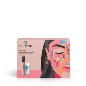 Collistar cofanetto unico mascara volume nero intenso + struccante 35ml + pochette collistar