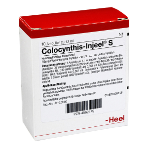 colocynthis inj 10f heel bugiardino cod: 909470623 