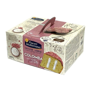 Colomba con crema al latte piaceri mediterranei 600g