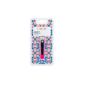 Colors taglia unghie mani con raccoglitore, strumento professionale per manicure, 1 pezzo