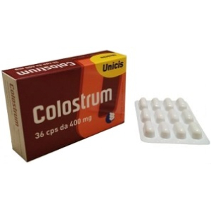 colostrum unicis 36 capsule 400mg bugiardino cod: 935215020 