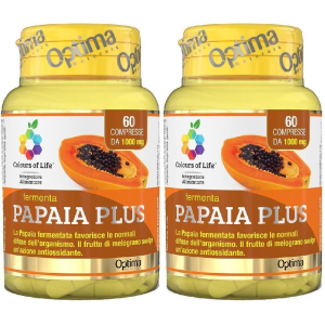Cerca Prezzi di colours of life fermenta papaia plus 60 compresse 1000 mg 2x60 pz comp e acquista online