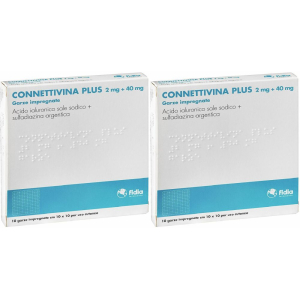 Cerca Prezzi di connettivina plus garze impregnate 2 mg + 40 set da 2x10 pz garza e acquista online