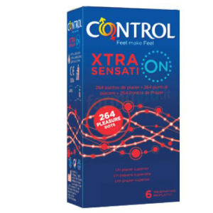 control sensual xtra dots 6 pezzi bugiardino cod: 979817057 