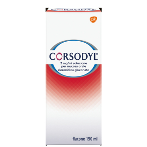 corsodyl soluzione orale 200 mg-100 ml - bugiardino cod: 014371037 