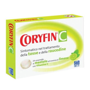 coryfin c 24 caramelle sintomatico nel bugiardino cod: 012377089 