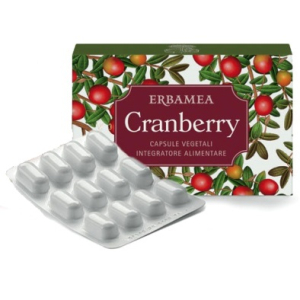 cranberry erbamea 24 capsule mirtillo rosso bugiardino cod: 922364599 