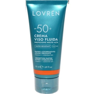 Cerca Prezzi di Crema Fluida Solare Viso SPF50+ Protezione Molto Alta Water Resistant 50 ml - Lovrén e acquista online
