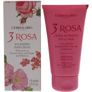 Cerca Prezzi di crema mani 3 rosa nutriente 75ml con balsamo labbra omaggio - l\'erbolario e acquista online