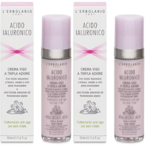Cerca Prezzi di crema viso per pelli miste acido ialuronico 2x50 ml e acquista online