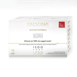 Crescina - superformula ricrescita 1300 uomo trattamento completo 20+20 fiale