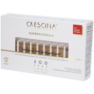 Cerca Prezzi di crescina superformula ricrescita 200 uomo – trattamento per diradamento capelli, 20 fiale e acquista online