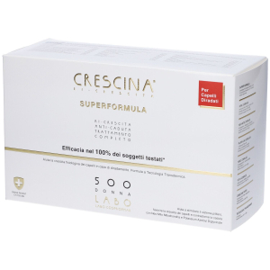 Cerca Prezzi di crescina - superformula ricrescita 500 donna trattamento completo 20+20 fiale e acquista online