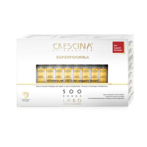 Cerca Prezzi di crescina superformula ricrescita 500 donna – trattamento per diradamento capelli femminili, 20 fiale e acquista online