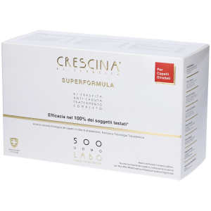 Cerca Prezzi di crescina - superformula ricrescita 500 uomo trattamento completo 20+20 fiale e acquista online