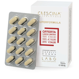 Crescina - superformula ricrescita integratore donna capelli confezione 60 compresse