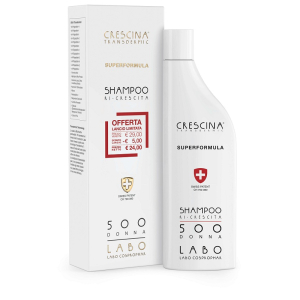 Crescina - superformula ricrescita shampoo 500 donna rinforzante capelli confezione 150 ml
