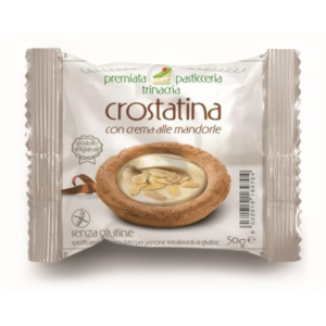 Crostatina con crema mandorle premiata pasticceria trinacria 50g