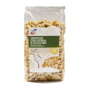 crunchy c/avena cocco 375g bugiardino cod: 971323441 