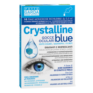 cristallino blu gocce oculari 10 fiale bugiardino cod: 924759956 