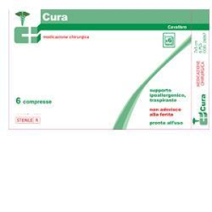 cura medicazione sterile 8x15cm bugiardino cod: 934390220 