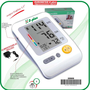 eurometer d plus sfigmo digitale bugiardino cod: 938199662 