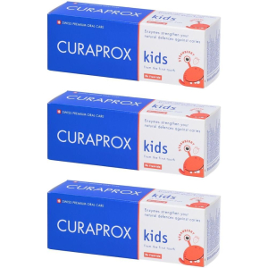 Cerca Prezzi di curaprox kids toothpaste strawberry flavor 0 ppm 3x60 ml e acquista online