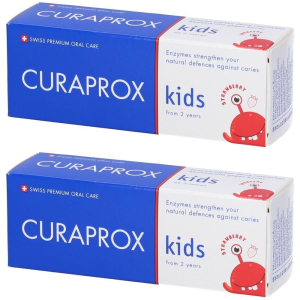 Cerca Prezzi di curaprox kids toothpaste strawberry flavor 950ppm 2x60 ml e acquista online