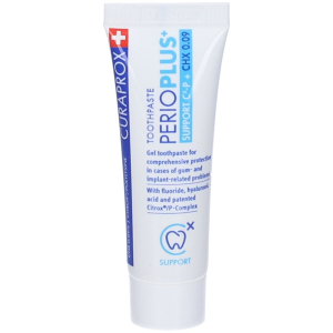 Curaprox perioplus+ support dentifricio chx 0,09% 10 ml