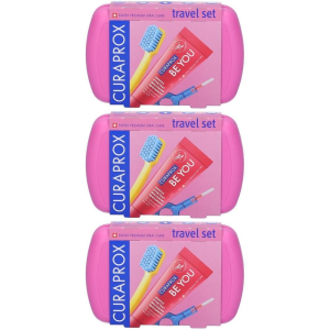 Cerca Prezzi di curaprox travel set, pink 3x1 st e acquista online