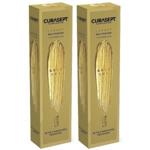 Cerca Prezzi di curasept gold luxury whitening dentifricio + spazzolino 2x75 ml dentif e acquista online