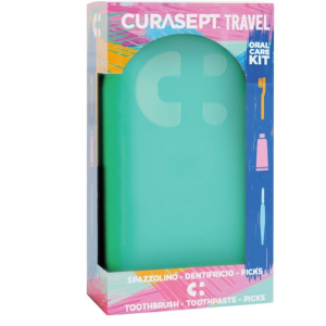 Cerca Prezzi di curasept travel verde kit viaggio – spazzolino, dentifricio 20ml, picks interdentali e acquista online