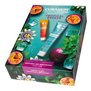 Cerca Prezzi di curasept tropical breeze protection booster set dentifricio frozen min e acquista online