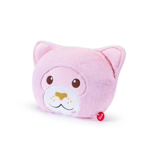Cuscino gattino rosa