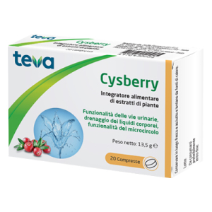 cysberry 20 compresse teva integratore di bugiardino cod: 970430031 