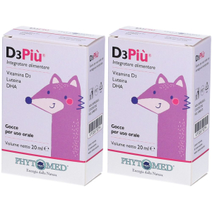Compra Online d3piu® gocce orali set da 2 2x20 ml e Trova il miglior prezzo